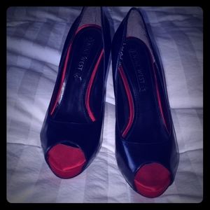 Nine west red bottom heels